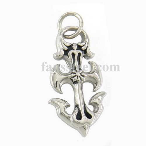 FSP16W67 tribal crow arrow pendant